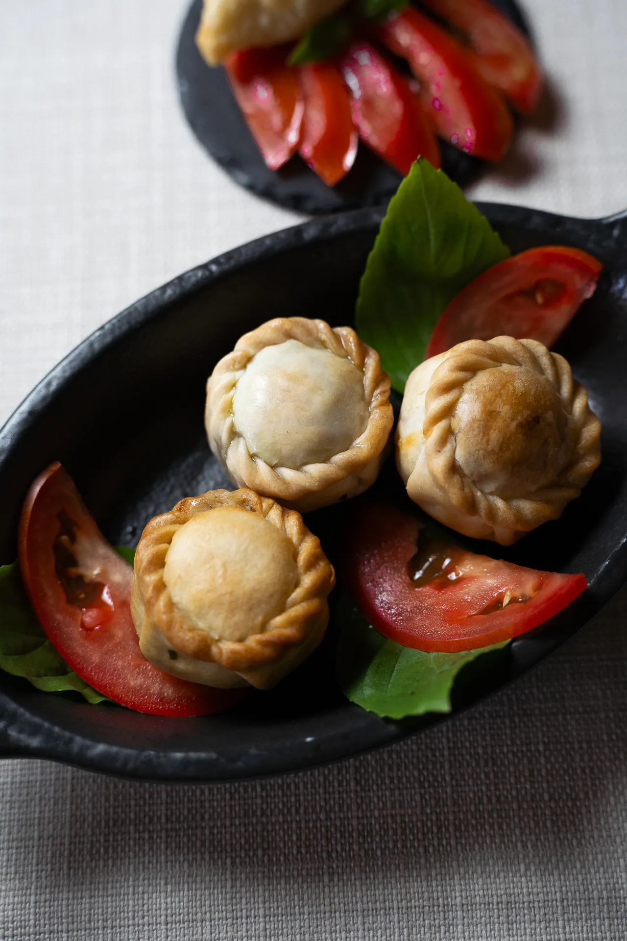 Fagottini dorati con verdure